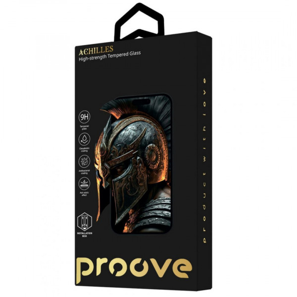  Захисне скло Proove Achilles Installation Box для iPhone 14 Pro/15/16 Black (PGPAIB160001)