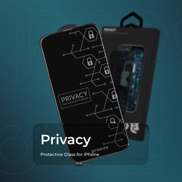  Захисне скло Proove Privacy для iPhone 17 Pro (PGPPRI17P001)