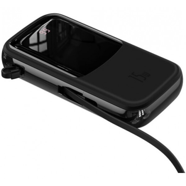  Зовнішня портативна батарея Power Bank Baseus Bipow Qpow 20000mAh 15W Display Black (+Type-C) (PPQD-G01)