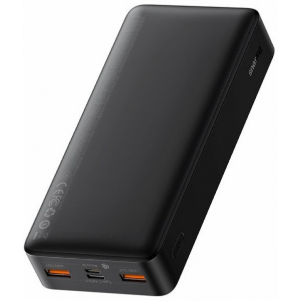  Зовнішній акумулятор Power Bank Baseus 20000mAh 20W Display Black (PPDML-M01)