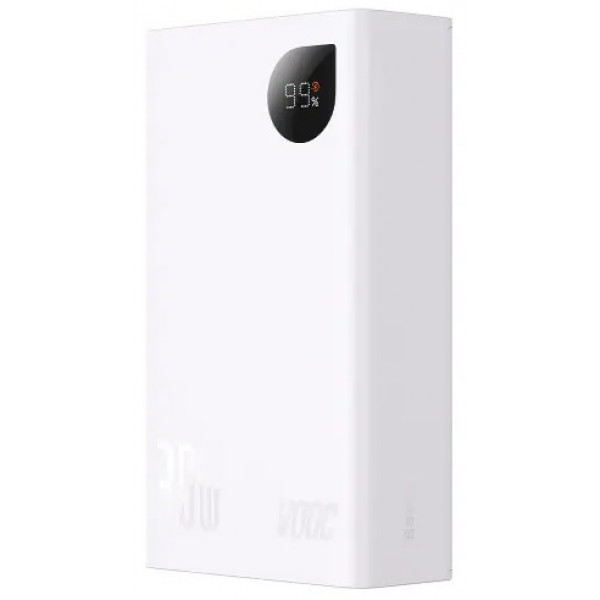  Зовнішній акумулятор Power Bank Baseus Adaman 2 20000 mAh 30W White (PPAD050002)