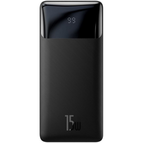  Зовнішній акумулятор Power Bank Baseus Bipow 20000mAh 15W Display Black (PPDML-J01)