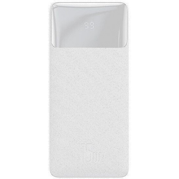  Зовнішній акумулятор Power Bank Baseus Bipow 20000mAh 15W Display White (PPDML-J02)