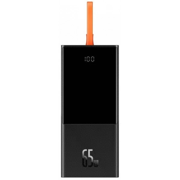  Зовнішній акумулятор Power Bank Baseus Elf 20000mAh 65W Display Black (PPJL000001)