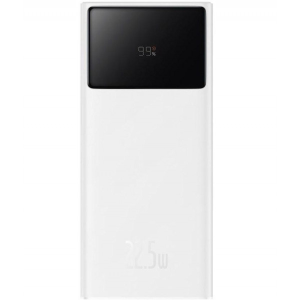  Зовнішній акумулятор Power Bank Baseus Star Lord 20000mAh 225W Display White (PPXJ060002)