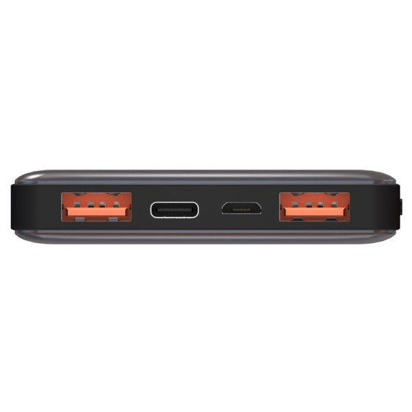  Зовнішній акумулятор Power Bank Energizer UE10015PQ-10000 mAh Li-pol+TYPE-C PD Grey