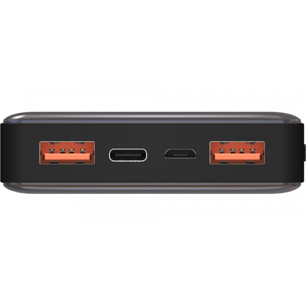  Зовнішній акумулятор Power Bank Energizer UE15002PQ-15000 mAh Li-pol+TYPE-C PD Grey