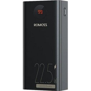  Внешний аккумулятор Power Bank Romoss 40000mAh 225W PEA40PF (PEA40-152-2133H) Black