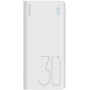  Зовнішній акумулятор Power Bank Romoss Sense 8+ 30000mAh White TYPE-C (PHP30-401-02)