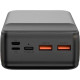  Зовнішній акумулятор Power Bank XO PR201 30000mAh PD65W for Laptop Black