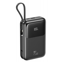 Зовнішній акумулятор Power Bank XO PR234 20000mAh PD20W + QC22.5W with iP/Type-C cable Black