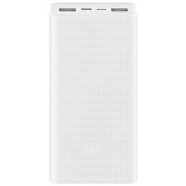  Зовнішній акумулятор Power Bank Xiaomi 3 20000mAh 18W White (PLM18ZM/VXN4258CN)