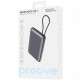  Зовнішній акумулятор Proove Moon Rock 2in1 225W 10000 mAh Gray (PBR122012105)