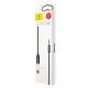  Кабель AUX Baseus Yiven Type-C to 35mm mini Jack 12m Black