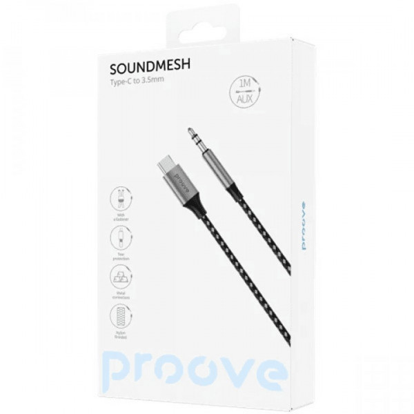  Кабель AUX Proove SoundMesh Type-C to 35mm (ACSM00002801)