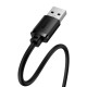  Кабель Baseus AirJoy Series USB to USB 1m Black