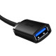  Кабель Baseus AirJoy Series USB to USB 1m Black