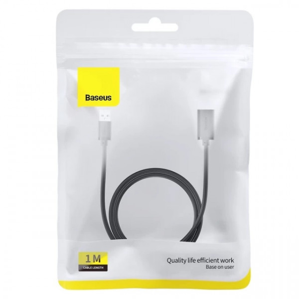  Кабель Baseus AirJoy Series USB to USB 1m Black