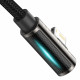  Кабель Baseus Legend Series Fast Charging Elbow Lightning 24A 1m Black