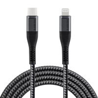 Кабель Glasscove SOLID Type-C - Lightning MFi 27w 1m GS-02CL