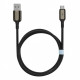  Кабель Proove Dense Metal Micro USB 24A (1m) Black (CCDM20001301)