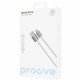 Кабель Proove Dense Metal Type-C 24A (2m) White (CCDM20001222)