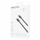  Кабель Proove Energy Stream Type-C to Type-C 60W (1m) Black (CCES60002201)