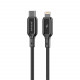  Кабель Proove Flex Metal Type-C to Lightning 27W (1m) Black (CCFM27002101)