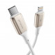  Кабель Proove Flex Metal Type-C to Lightning 27W (1m) White (CCFM27002102)