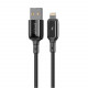  Кабель Proove Flex Metal USB to Lightning 24A (1m) Black (CCFM20001101)