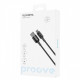  Кабель Proove Flex Metal USB to Type-C (1m) Black (CCFM20001201)