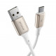  Кабель Proove Flex Metal USB to Type-C (1m) White (CCFM20001202)