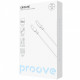  Кабель Proove GridLine Type-C to Type-C 60W (1m) White (CCGL60002202)