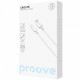  Кабель Proove GridLine USB to Type-C 3A (1m) White (CCGL15001202)