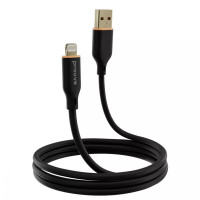 Кабель Proove Jelly Silicone Lightning 2.4A 1m Black (CCJS20001101)