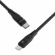  Кабель Proove Jelly Silicone Type-C to Lightning 27W 1m Black