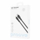  Кабель Proove Jelly Silicone Type-C to Lightning 27W 1m Black