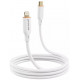  Кабель Proove Jelly Silicone Type-C to Lightning 27W 1m White