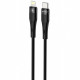  Кабель Proove Light Silicone Plus Type-C to Lightning 27W (1m) Black (CCLS27002101)