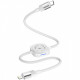  Кабель Proove Multi Charging Type-C to Lightning 27W White (CCMT27004101)