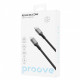  Кабель Proove ReGen Silicone Type-C to Lightning 27W (1m) Black (CCRS60002101)