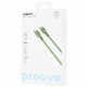  Кабель Proove Rebirth Type-C to Type-C 60W (1m) Green (CCRE60002211)