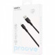  Кабель Proove Rebirth USB to Lightning 24A (1m) Black (CCRE60001101)