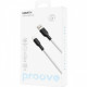  Кабель Proove Rebirth USB to Lightning 24A (1m) White/Black (CCRE60001102)