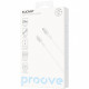  Кабель Proove Silicraft Type-C to Lightning 27W (1m) White (CCSC27002102)
