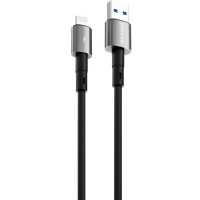 Кабель Proove Silicraft USB to Lightning 2.4A (1m) Black (CCSC12001101)