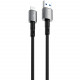  Кабель Proove Silicraft USB to Lightning 24A (1m) Black (CCSC12001101)