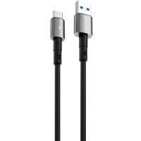 Кабель Proove Silicraft USB to Type-C 3A (1m) Black (CCSC15001201)