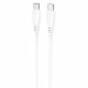  Кабель Proove Simple Silicone Type-C to Type-C 60W (1m) White (CCSI60002202)