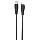  Кабель Proove Simple Silicone Type-C to Type-C 60W (2m) Black (CCSI60002221)